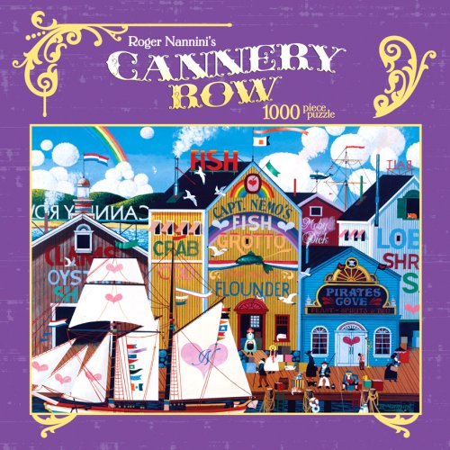 617os9ajI3L Ceaco Roger Nannini Tin 1000 Piece Puzzle   Cannery Row