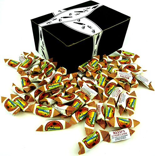 Reed's Original Ginger Candy Chews, 1 lb Bag in a BlackTie Box