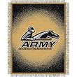 Army Black Knights NCAA Triple Woven Jacquard Throw (019 Focus) (48x60")"