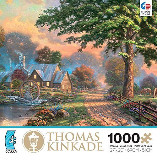 Thomas Kinkade Simpler Times II 1000 Piece Jigsaw Puzzle