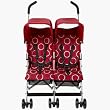 2005 MACLAREN RALLY TWIN BABY STROLLER CHILLI - FREE SHIPPING