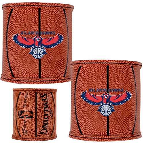 NBA Atlanta Hawks Two Piece Basketball Can Holder Set