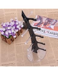 5 Pairs Black Detachable Eyeglasses Sunglasses Counter Show Plastic Display Stand Holder