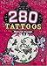 280 Temporary Tattoos - Butterfly & Henna Design - Style 1