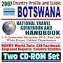 2007 Country Profile and Guide to Botswana - National Travel Guidebook and Handbook - Global AIDS Program, Economic Reports, USAID (Two CD-ROM Set)
