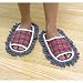 Jobar Plaid Dust Mop Slippers