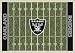 Oakland Raiders 3' 10" x 5' 4" NFL Home Field Area Rug