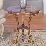 Powell Masterpiece Diagonal Aubuson Hand Painted Accent Table