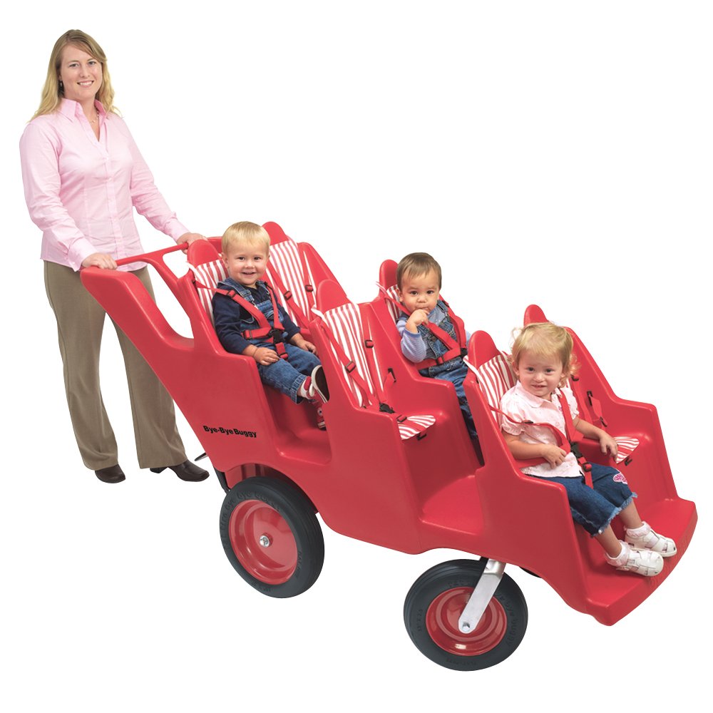 Angeles 6 Passenger Never Flat Stroller