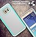 Galaxy S7 Case, E LV Samsung Galaxy S7- Full Body Hybrid Armor Protection Defender Case Cover - Dual Layer Armor Protective Case Cover for Samsung Galaxy S7 - [TEAL/GREY]