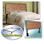New Queen Size Headboard set with Orange and Black&hellip by The Furniture Cove