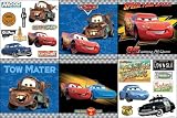 Blue Mountain 31720452 Cars Victory Lane Blue/Grey Self-Stick Decorating Kit