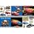 Blue Mountain 31720452 Cars Victory Lane Blue/Grey Self-Stick Decorating Kit
