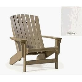 Casual Living Adirondack Style Fanback Chair - White by