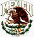 All Products : Mexico - Logo with Eagle & Snake on Clear Background - Sticker / Decal