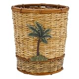 Resin Palm Tree Wastebasket