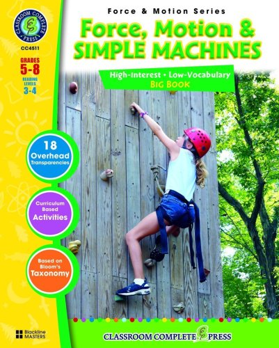 Force, Motion & Simple Machines - Big Book (Force & Motion)