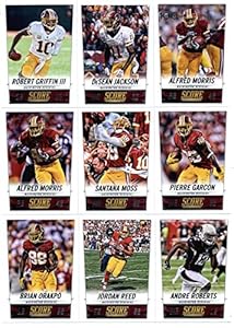 2014 Score Football Card Veterans Team Set - Washington Redskins (9 Cards)