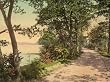 Budd's Lake in New Jersey, ca. 1900 - Exceptional Print of a Vintage Photochrom Image from the Library of Congress Collection