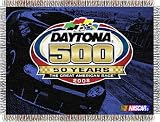 50 Years of Daytona 500 NASCAR Auto Racing Commemorative Blanket/Throw