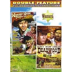 WESTERN DOUBLE FEATURE"Wackiest Wagon Train in the West+DEADWOOD 76"