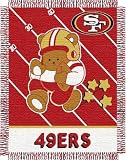San Francisco 49ers - NFL baby 36"x 46" Triple Woven Jacquard Throw - 36x46