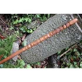 TIKI STICK LUCKY 40 - TIKI GOD STATUE CANE by tikimaster.com
