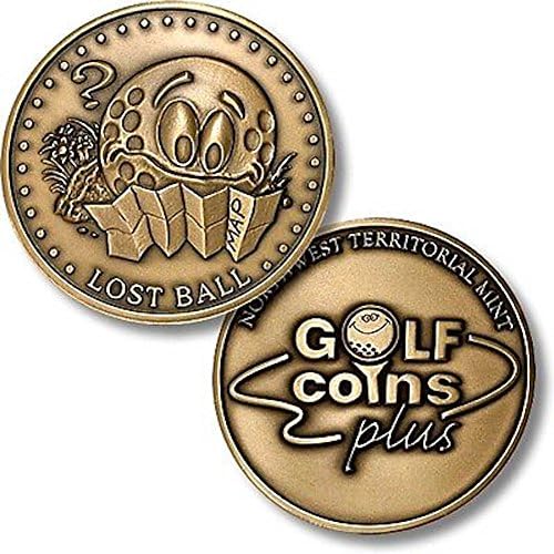 Golf Bronze Antique Challenge Coin Lost Ball Replacement Marker