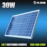 30 Watt 12 Volt Multicrystalline Solar Panel 30w