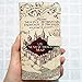 Galaxy S6 Edge Plus Wallet Case - Hogwarts Marauder's Map Pattern Slim Wallet Card Flip Stand PU Leather Pouch Case Cover For Samsung Galaxy S6 Edge Plus (5.7 inch)- Cool as Great Gift