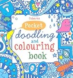 Pocket Doodling and Colouring Book: Blue Book (Usborne Art Ideas)