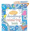 Pocket Doodling and Colouring Book: Blue Book (Usborne Art Ideas)