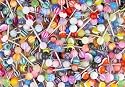 20 Assorted Surgical Steel Barbell Tongue Rings 14 Gauge