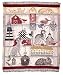 Feline Friends Cat Theme Afghan Throw Blanket 50 x 60