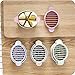 Bestwishes2u 1PCS 3-Way Egg Slicers(Slice, Flower cut, Cut into pieces)