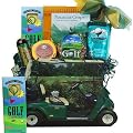 SCHEDULE YOUR DELIVERY DAY! Gone Golfing! Golf Cart Gift Tote - Gourmet Food Gift Basket - A Great Father's Day Gift Idea!
