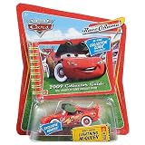 Disney / Pixar CARS Movie 2009 Collector's Guide with Exclusive 1:55 Die Cast Night Vision Lightning McQueen