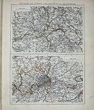 WORLD MAPS 1895 LONDON MACHESTER ISLE MAN CHANNEL