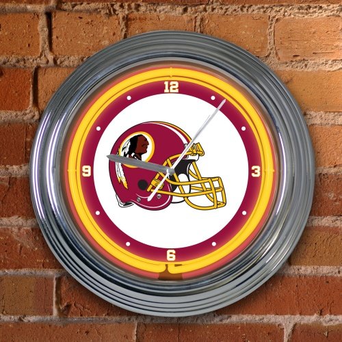 Washington Redskins 15 inch Neon Clock