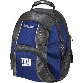 Reebok New York Giants Backpack with Laptop Compartment