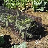 Gardman 7682 Netting Grow Tunnel, Black Polyethylene, 10' Long x 18" High