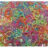 Generic 600-Piece Glow in the Dark Latex-Free Rubber Band Bracelet Loom Refill Pack