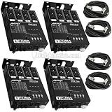 MATRIX DMX PRO 4Ch. Double Output 20Amp. Dimmer Pack System