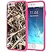 True Color Case Compatible iPhone 6s Plus Case Real HD Camo Tree Grass Straw Hunter Slim Hybrid Hard Back +Soft TPU Bumper Protective Durable [True Protect Series] - Pink