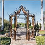 French Architectural Steel Home Garden Canopy Gazebo