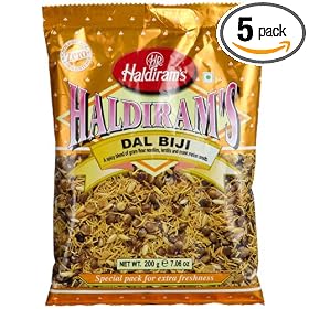 Haldiram Dal Biji, 7.06-Ounce Pouch (Pack of 5)
