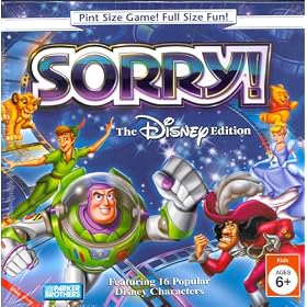 Sorry Disney Edition Pint Size Game