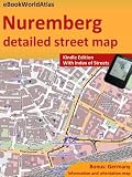Map of Nuremberg (Germany)