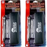 Pro Specialties New England Patriots Team Logo Fine Writing Pens (Set of 2)