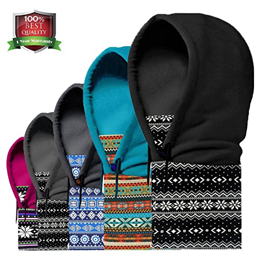 Triwonder Fleece Full Face Cap Hat Neck Warmer Face Mask Balaclava Hat